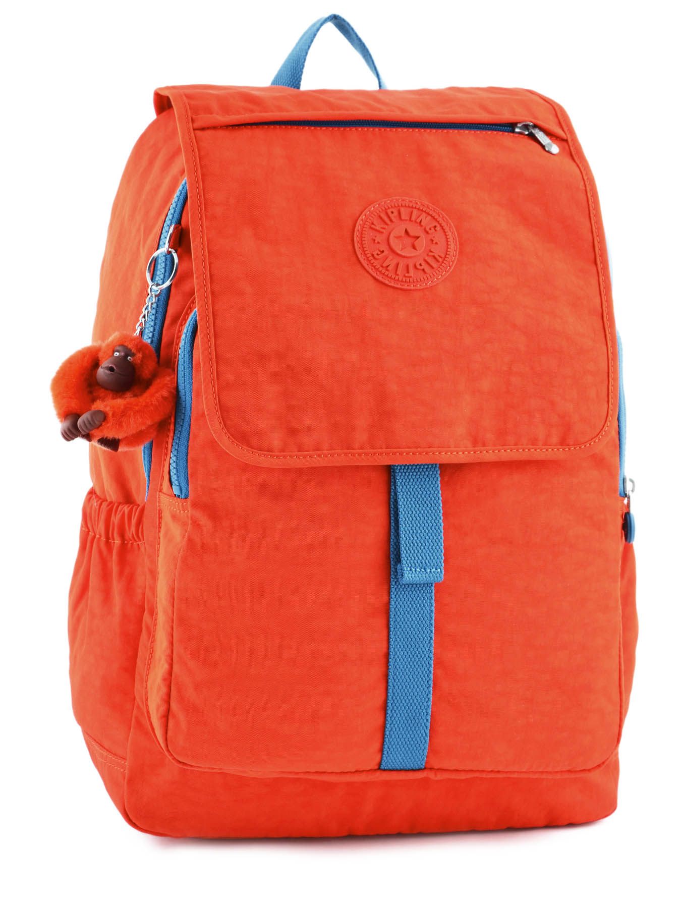 kipling orange backpack
